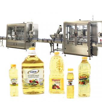 Edible Cooking Oil Filling Capping Machine Line Supplier Edible Cooking